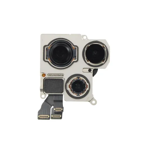 iPhone 15 Pro Hauptkamera Pulled - Original Rückkamera - Einbauteile für iPhone 15 Pro - Hochwertige 48MP + 12MP + 12MP Kamera für gestochen scharfe Bilder und Videos. Original Pulled für einfache Installation und langfristige Haltbarkeit.
