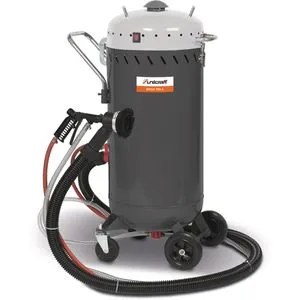 Mobiles Sandstrahlgerät Unicraft MSSG 105A 230V mit Absaugung - Werkstattausrüstung-Zubehör, effizientes Sandstrahlen mit integrierter Absaugung für sauberes Arbeiten und optimale Ergebnisse.
