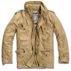 Brandit M65 Classic Jacket - Camel, Größe: L - Funktionsjacke im klassischen US-Feldjacken-Stil, pflegeleicht und robust mit ausknöpfbarem Innenfutter und viel Stauraum durch mehrere Taschen für optimalen Tragekomfort.