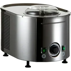 Musso Lussino Mini 4080 Eismaschine - Kompakte Eismaschine für 1,5 L hausgemachtes Eis, leistungsstark und benutzerfreundlich
