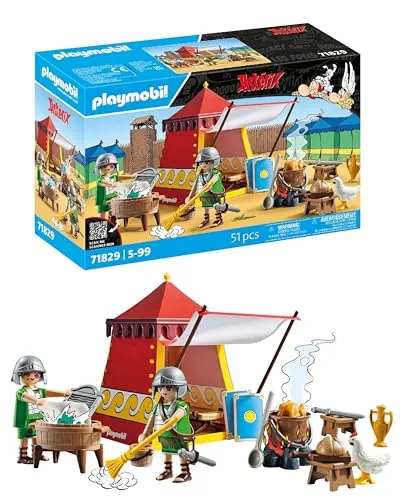 PLAYMOBIL Asterix Legionärszelt Spielset - Spielfigur Spielsets: Erlebe das römische Lagerleben mit Asterix und Obelix! Detailreiche Ausstattung sorgt für stundenlangen kreativen Spielspaß.