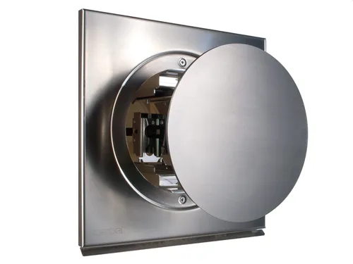Berbel 1090047 - BMK-Z 150 bT Zuluftmauerkasten Edelstahl - Zubehör - Abzugshauben, energieeffizienter Edelstahl-Zuluftmauerkasten für Rohr Ø 148 mm, optimiert die Luftzirkulation in Ihrem Raum.