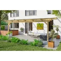 Terrassenüberdachung SKAN HOLZ Ancona 648x400 cm - Markisen & Terrassenüberdachungen, aus hochwertigem Holz für langlebigen Schutz und stilvolle Gestaltung Ihrer Terrasse.