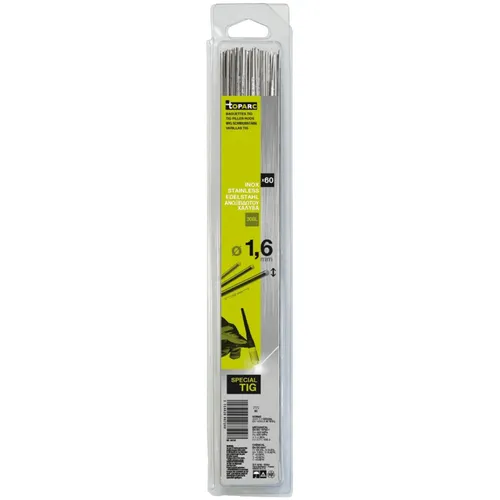 GYS WIG-Schweissstaebe Edelstahl 308L , 1,6 mm x 330 mm Blister 60 Stueck