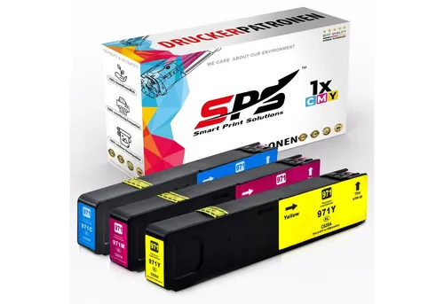 SPS Kompatibel für HP Officejet Pro X551 971XL CN626AE Nachfülltinte (für HP, 3er Pack, x)