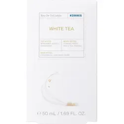 KORRES White Tea Eau de Toilette 50 ml - Frischer Duft mit Bergamotte und Freesie, für ein sinnliches und blühendes Erlebnis