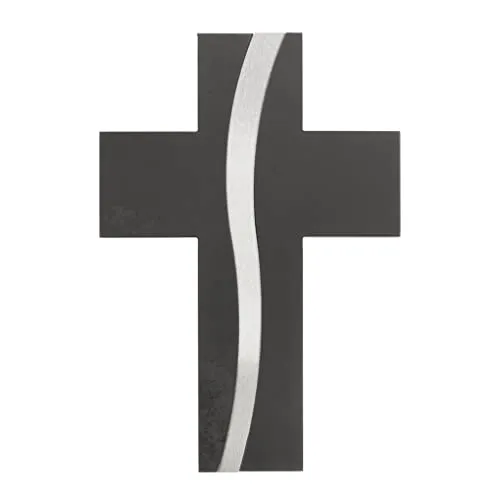 Fritz Cox® Steinkreuz, hochwertige Handarbeit, in Deutschland gefertigt, modernes Wandkreuz aus Stein (320094)