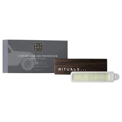 RITUALS Auto Parfüm Homme - Lufterfrischer mit Amber und Moschus, eleganter Holzhalterung und langanhaltendem Duft für bis zu 8 Wochen