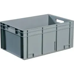 Tecwerk Transportbehälter L400xb300xh220mm Grau Pp Durchfassgr.seitenw.geschl.tecwerk