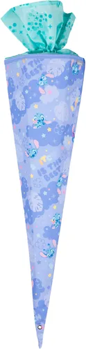 McNeill Schultüte Stitch II - Schultüte aus strapazierfähigem Polyester, 70 cm hoch – perfekt für einen fröhlichen Schulstart!