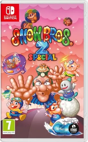 Snow Bros. 2 Special - Switch [EU Version] - Nintendo Switch-Spiel mit modernisierter Grafik und verbessertem Gameplay. Spiele im Koop-Modus mit bis zu vier Spielern und entdecke aufregende neue Modi und Level!