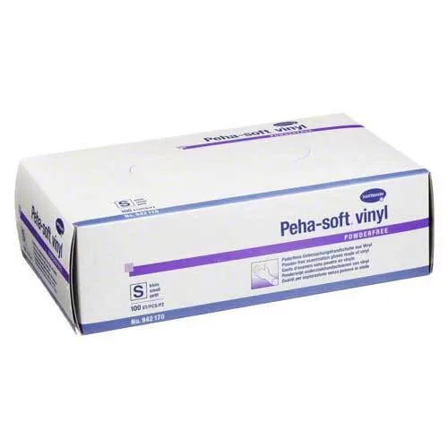 Peha Soft Vinyl Handschuhe puderfrei klein 100 St