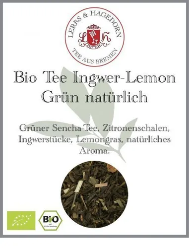 Bio Tee Ingwer-Lemon Grün natürlich 1 kg Sencha