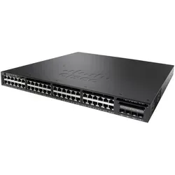 Cisco Catalyst 3650-48PS/K9 - Neu - 48-Port PoE Switch mit 4x1G Uplink, ideal für leistungsstarke Netzwerkinfrastrukturen in Unternehmen.
