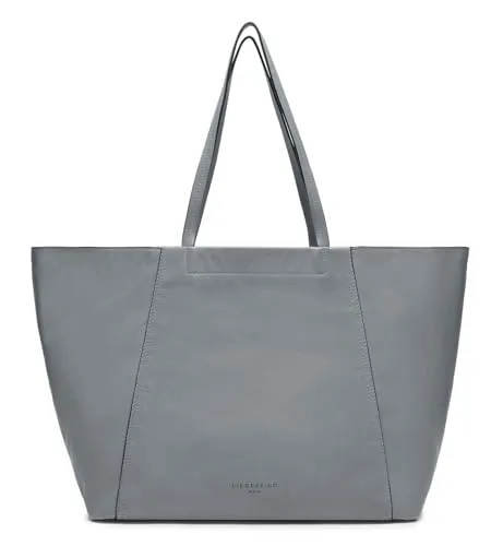 Liebeskind Berlin CHUDY SHEEP NATURAL Shopper L, grigio - Damen-Shopper aus hochwertigem Schafsleder, ideal für stilvolle Auftritte und viel Stauraum.