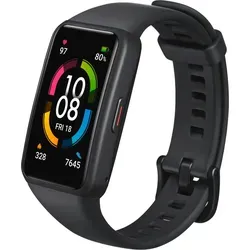 HONOR Band 6 Fitness Armband, 1,47'' AMOLED Display, Tracker mit Pulsuhr, Herzfrequenz- und SpO2-Überwachung, 2 Wochen Akkulaufzeit, 5ATM, Schrittzähler, Meteorite, Einheitsgröße, Schwarz