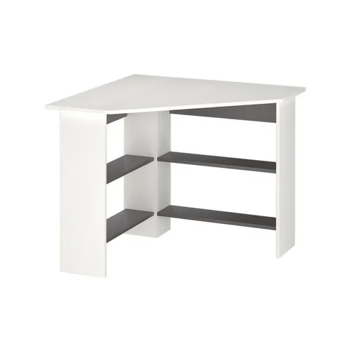 Vicco Eckschreibtisch Arion, Weiß/Anthrazit, 90 x 90 cm - Eckschreibtisch mit kratzfester Oberfläche, ideal für platzsparendes Arbeiten im Home Office oder Kinderzimmer.