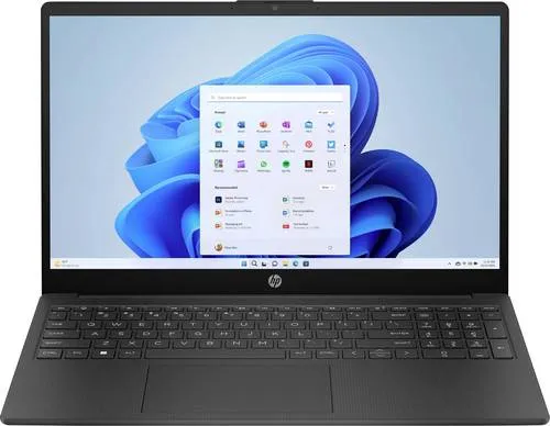 HP 15-fd0216ng Jet Black Notebook - Laptops mit leistungsstarkem Lithium-Ionen Polymer Akku (41 Wh) für lange Laufzeiten, ideal für produktives Arbeiten unterwegs.