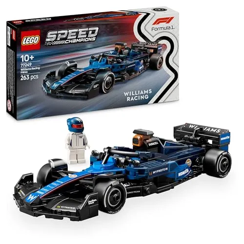 LEGO Williams Racing FW46 F1® Rennauto - 77249 - Spielzeug für Formel 1® Fans: Baue und sammle das detailgetreue Williams Racing FW46 F1® Rennauto aus LEGO®, das die aufregenden Rennen der Saison 2024 nachahmt.
