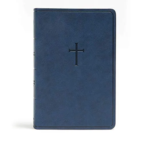 CSB Everyday Study Bible, Navy Cross Leathertouch: Christian Standard Bible, Everyday Study Bible, Navy Cross Leathertouch