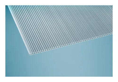 Einsteiger Polycarbonat Hohlkammerplatte 1050 x 2000 x 10 mm - Klar - Polycarbonat Hohlkammerplatte, leicht und bruchsicher, ideal für Gewächshäuser und Überdachungen.
