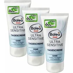 dm-drogerie markt GmbH & Co. KG Tagescreme Ultra Sensitive - Balea MED 3 x 50 ml, Tagescreme, Balea