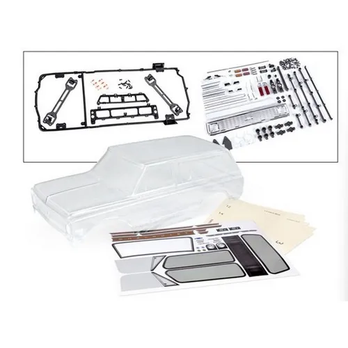 Traxxas 9130 Karosserie Chevrolet Blazer 1972 - Karosserie für Traxxas Modelle, ideal für individuelle Anpassungen und robustes Design für Offroad-Abenteuer.