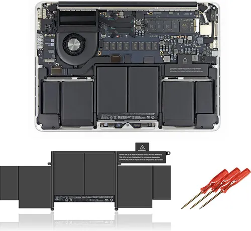 TRADEBIT Akku Ersatz kompatibel für Apple Macbook Pro 13 2015 A1493 - Li-Ion - 6330 mAh - A1582