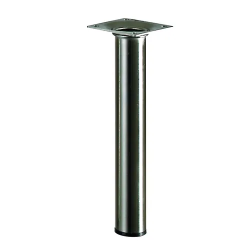 HETTICH Möbelfuß/Tischbein, Edelstahl finish, Ø 30 x 200 mm