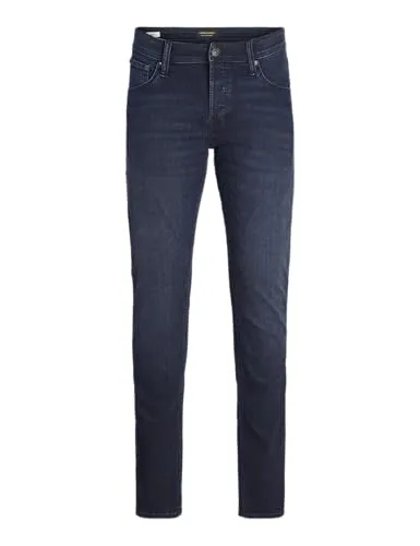 JACK & JONES JJIGLENN JJORIGINAL MF 260 NOOS Jeans - Stylische Jeans mit tief sitzendem Bund, schmalen Knien und Beinöffnungen für einen modernen Look und optimalen Tragekomfort.