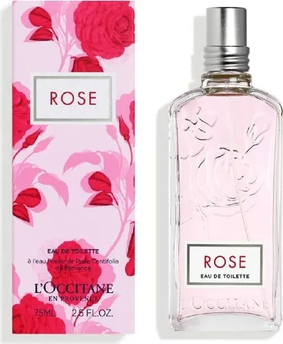 L Occitane Rose Eau de Toilette 75 ml - Blumiger Duft mit Kopfnoten von Beeren und Litchi, ideal für Frauen, für ein luxuriöses Dufterlebnis