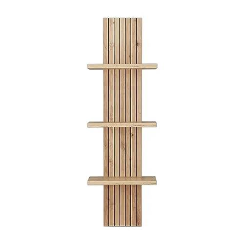INNOSTYLE Wandpaneel CORE - Regal mit 3 praktischen Ablageflächen, modernes Design aus Artisan Eiche für stilvolle Wohnraumgestaltung und Ordnung.