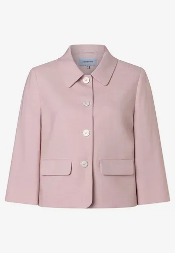 MORE&MORE Kurzblazer PES CV Blend Jacket 46 in Sorbet Rose - Eleganter Kurzblazer aus einem hochwertigen Materialmix für stilvolle Outfits. Ideal für Kombinationen im Alltag oder besonderen Anlässen.