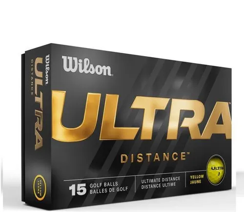 Wilson Ultra Distance 15 Golfbälle Gelb