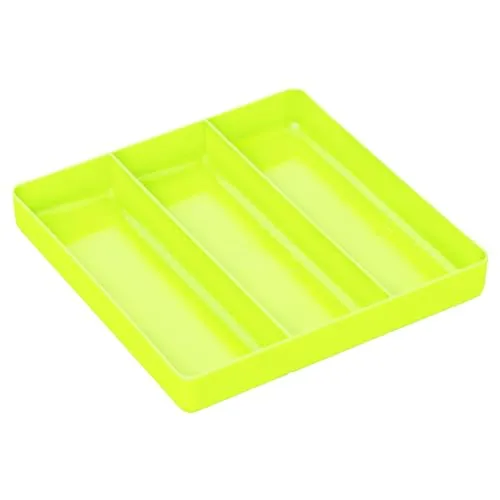 Ernst Manufacturing Werkzeugkastenablage: stapelbares Organizer-Tablett mit 3 Fächern – ideal für Handwerk, Mechaniker, Elektriker, Klempner, Haushalt, Hobby – strapazierfähig – hergestellt in den USA