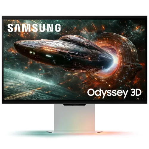 Samsung Odyssey 3D G90XF, 27 Zoll 4K Gaming Monitor, 165Hz, IPS, 3D, G-SYNC Compatible
