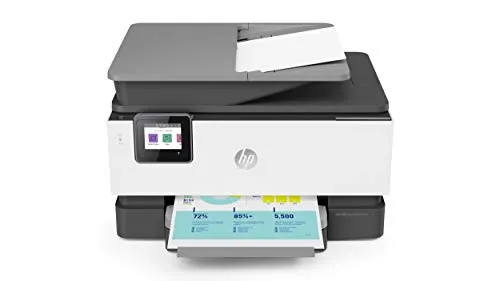 HP OfficeJet Pro 9012e Multifunktionsdrucker ( , A4, Drucker, Scanner, Kopierer, Fax, WLAN, LAN, Duplex, HP ePrint, Airprint, mit 2 Probemonaten HP Instant Ink Inklusive) Basalt,512 MB