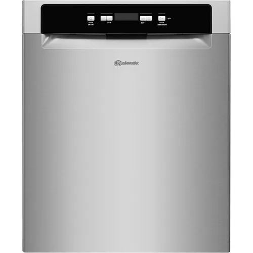 BAUKNECHT Unterbaugeschirrspüler "BUC 3B+26 X" - E (A-G), silber - Unterbaugeschirrspüler mit Hygiene+ und Startzeitvorwahl, ideal für effizientes Geschirrspülen in der Küche, 13 Maßgedecke und leise mit 46 dB.