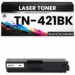 XL Toner kompatibel für Brother TN-421BK HL-L8260CDW/L8360CDW MFC-L8690CDW/L8900CDW DCP-L8410CDW in Schwarz