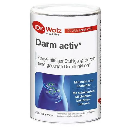 Darm Activ Dr.Wolz Pulver 209 g - Arzneimittel zur Unterstützung der Darmgesundheit, enthält wertvolle Ballaststoffe für eine natürliche Verdauung.