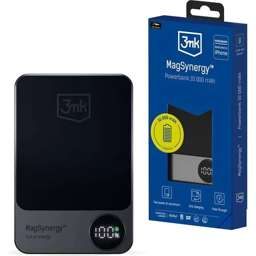 3MK MagSynergy (10000 mAh, 18 W, 37 Wh) (5903108497381)