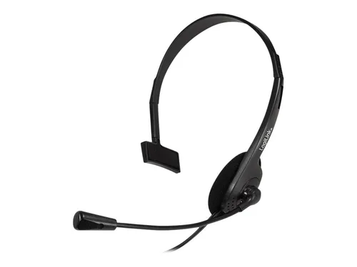 LogiLink HS0054, Kabelgebunden, Büro/Callcenter, 20 - 20000 Hz, Kopfhörer, Schwarz