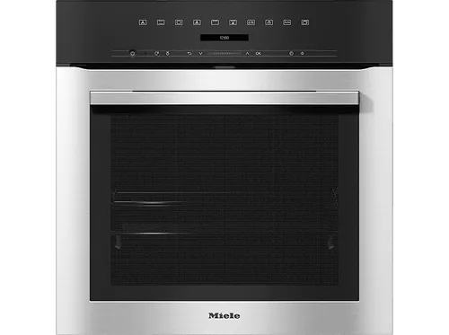 Miele H 7164 BP Einbau-Backofen Edelstahl/CleanSteel - Einbaubackofen mit innovativer CleanSteel-Oberfläche, die Fingerabdrücke abweist und für einfache Reinigung sorgt.