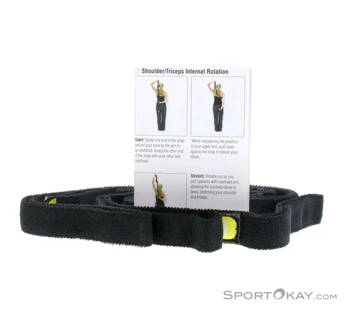 Thera Band 140cm Stretch Strap Fitnessgerät-Schwarz-One Size