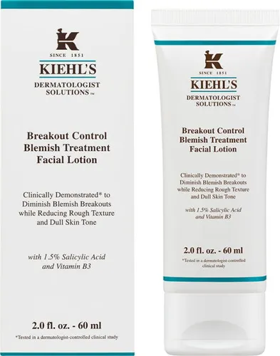 Kiehl's D.S. Breakout Control Blemish Treatment - Gesichtspflege mit salicylsäurehaltiger Lotion, die Blemishes bekämpft und die Hauttextur verbessert. Ideal für empfindliche Haut und sorgt für klare, strahlende Haut.