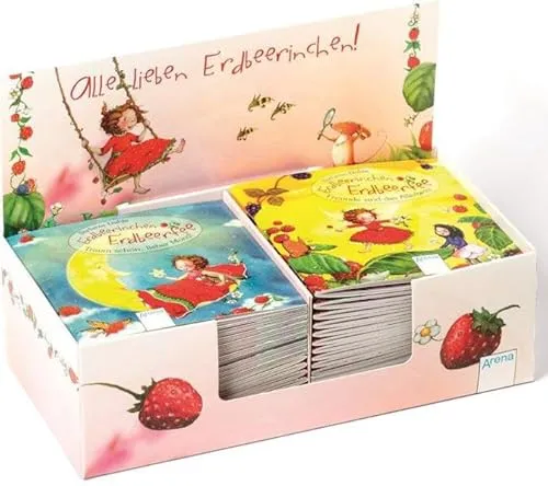 Dahle Erdbeerinchen Erdbeerfee Mini Box - Kinderbücher - Box mit 40 Exemplaren, ideal für kleine Leseratten und zum Vorlesen geeignet.
