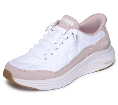 Skechers Contour Foam 150404-LAV Damensneaker - Komfortabel und stylish - Entdecken Sie die SKECHERS Slip-Ins aus der Contour Foam Serie. Mit leichtem Design, gepolstertem Fußbett und elastischen Senkeln bieten sie optimalen Tragekomfort für modebewusste Frauen. Maschinenwaschbar für einfache Pflege.