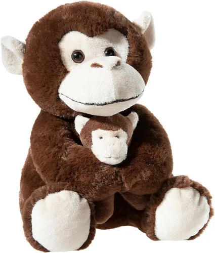 Heunec® Kuscheltier Misanimo, Affe mit Baby, 25 cm