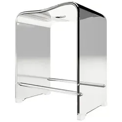 Schulte Dusch- und Badhocker – Ergonomisch und belastbar bis 130 kg - Duschhocker aus Acrylglas, ideal für bewegungseingeschränkte Personen. Rutschfest und temperaturresistent, bietet Komfort und Sicherheit in der Dusche.
