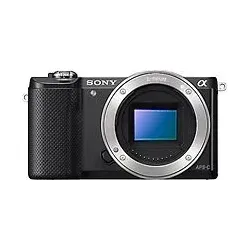 Sony Alpha 5000 Body schwarz - Spiegelreflex- & Systemkamera mit 20 MP CMOS-Sensor für beeindruckende Bildqualität, kompakt und ideal für kreative Fotografie unterwegs.
